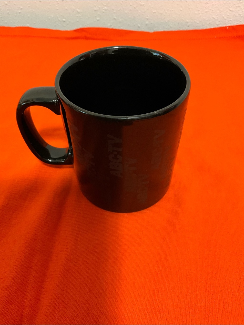 Vintage 1984 ABC-TV We're With You Promo Mug Staffordshire England Black - Picture 3 of 6